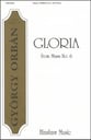 Gloria SA choral sheet music cover